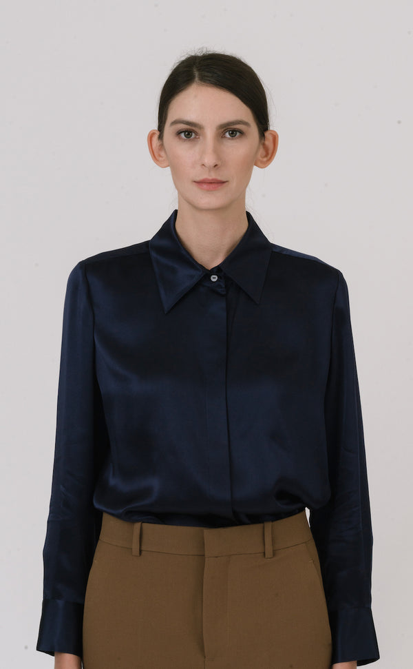 Silk Satin Shirt